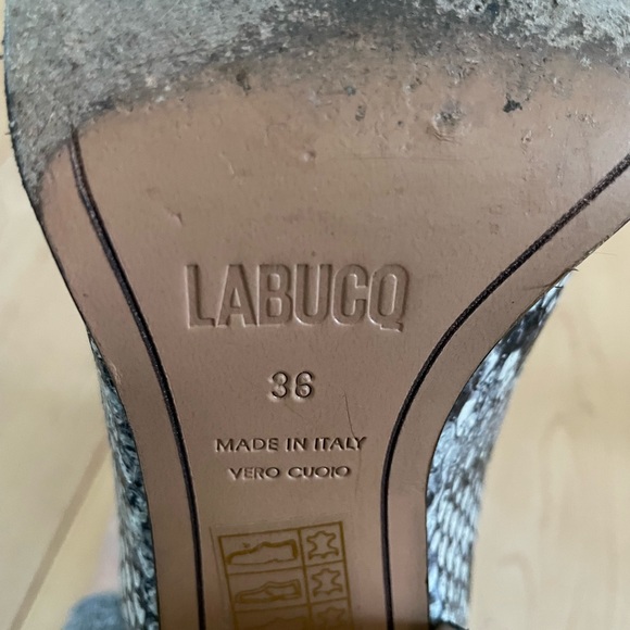 Labuq Python Print Lace Up Bootie - Picture 6 of 7